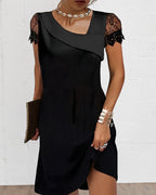 Roscoe Women's Dress – Refined Lace Dress with a Fitted Cut for Parties & Special Occasions