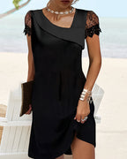 Roscoe Women's Dress – Refined Lace Dress with a Fitted Cut for Parties & Special Occasions