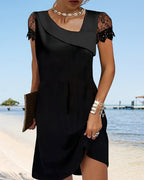 Roscoe Women's Dress – Refined Lace Dress with a Fitted Cut for Parties & Special Occasions