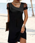Roscoe Women's Dress – Refined Lace Dress with a Fitted Cut for Parties & Special Occasions