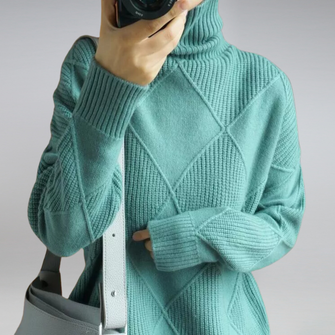 Quila Cashmere Turtleneck for Women – A Gentle, Insulating & Refined Knit