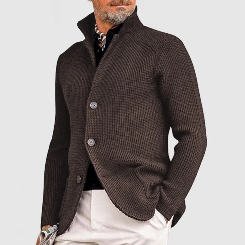 Orson Men's Cardigan – Refined Gentle Wool Cardigan with a Insulating, Timeless Style