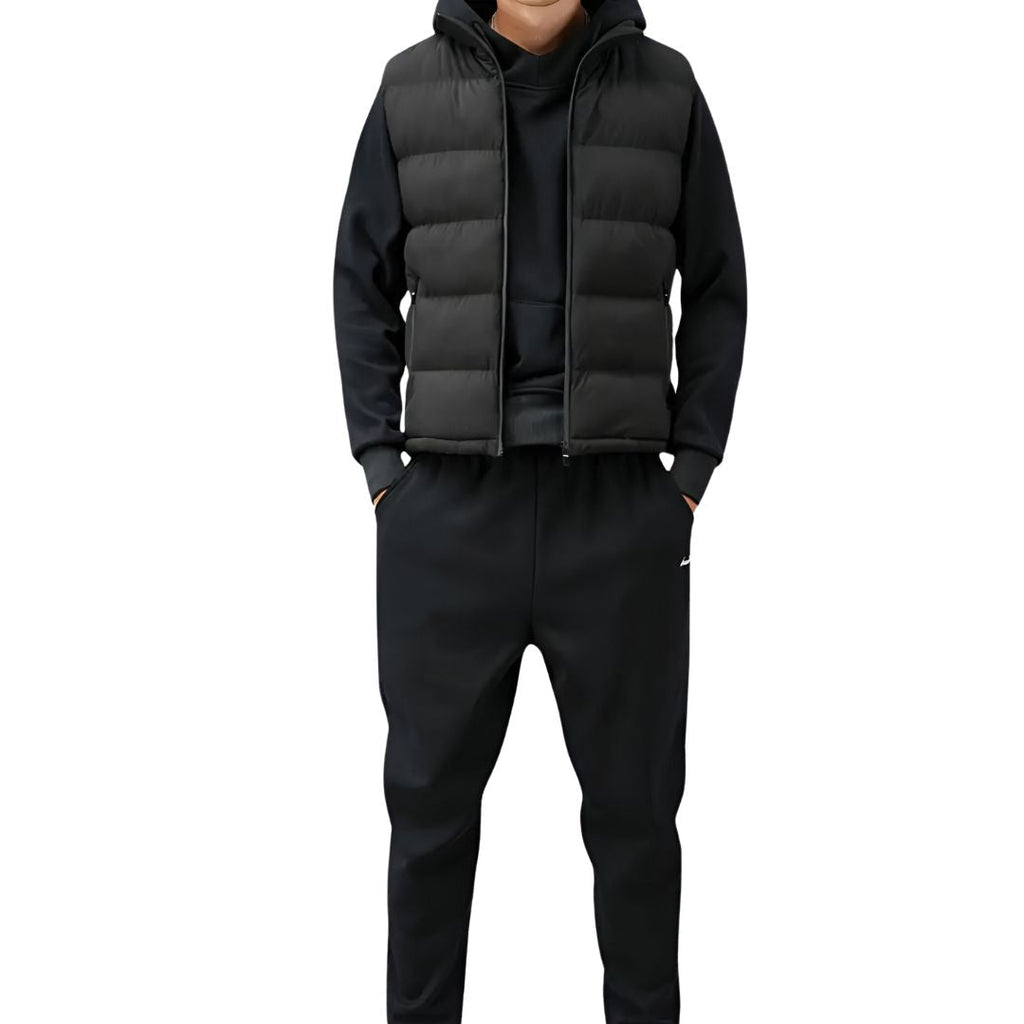 Percival Men's Vest – Lightweight, Waterproof Sleeveless Puffer with High Zip Collar