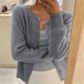 Finnian Women's Cardigan – Plush Knit Sweater with a Easy Fit & Effortless Timeless Elegance