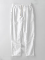 Thorne Men's Summer Two-Piece Set – Breathable Linen-Feel Style with Short-Sleeve Design & Easy-Fit Trousers