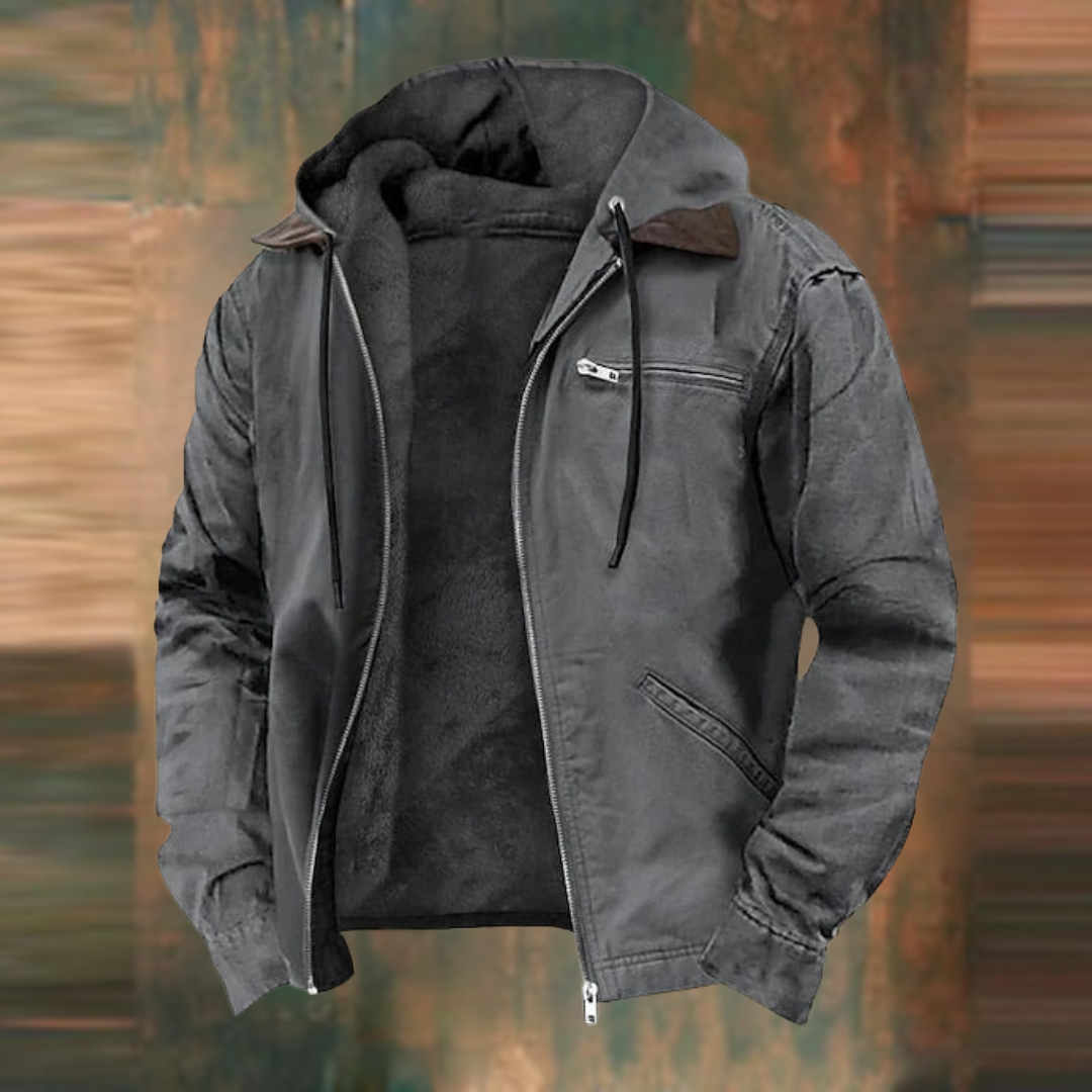 Jareth Men's Jacket – Sophisticated, Modern Leather Jacket with Timeless Style