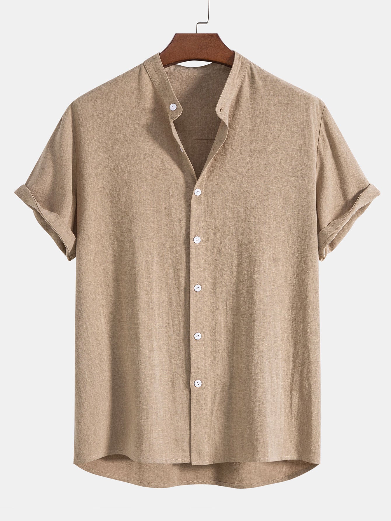 Thorne Men's Summer Two-Piece Set – Breathable Linen-Feel Style with Short-Sleeve Design & Easy-Fit Trousers