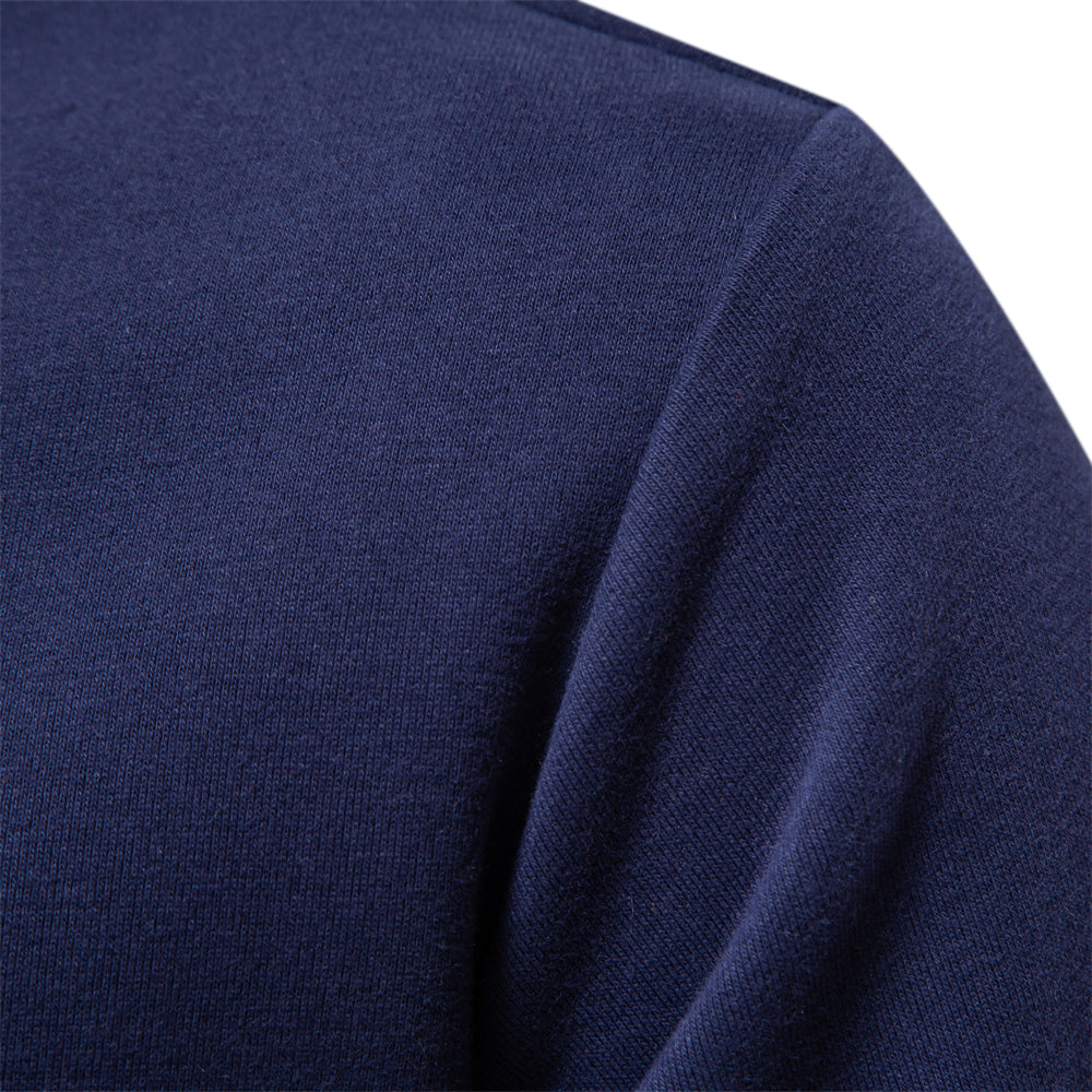 Alaric Men's Polo Sweater – Long-Sleeve Breathable Knit with a Classic Collar & Timeless Style