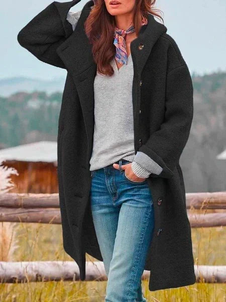Tobias Women's Gentle Wool Coat – Stylish, Insulating & Versatile for Winter