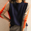 Freya Women's Striped Sweater – Fitted Cut, Graphic Style & Cozy Cotton