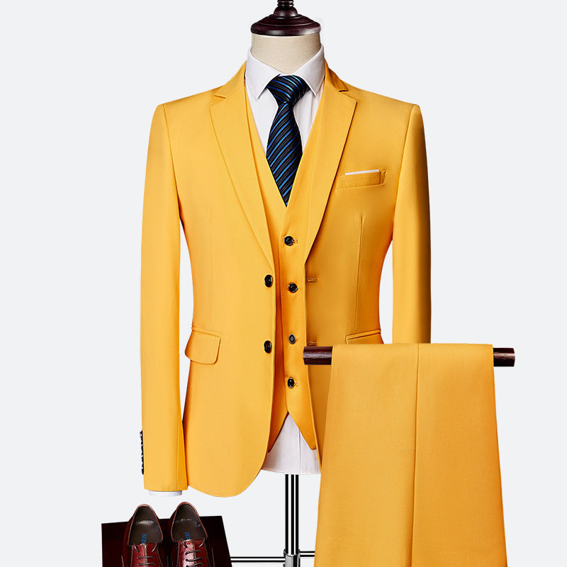 Yara Men's Suit – Refined 3-Piece Suit, Breathable and Cozy for Weddings and Business
