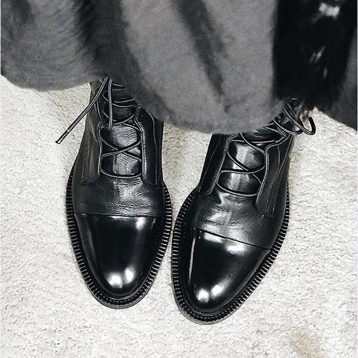 Quinn Women's Boots – Refined Heeled Lace-Up Boots in Premium Leather