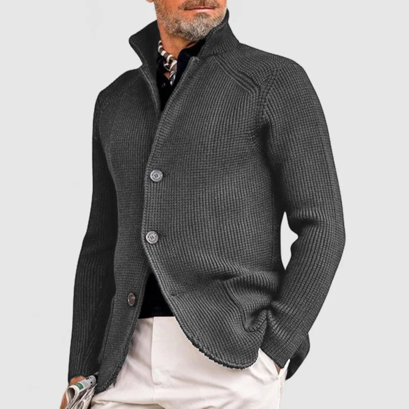 Orson Men's Cardigan – Refined Gentle Wool Cardigan with a Insulating, Timeless Style