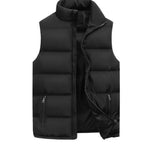 Percival Men's Vest – Lightweight, Waterproof Sleeveless Puffer with High Zip Collar