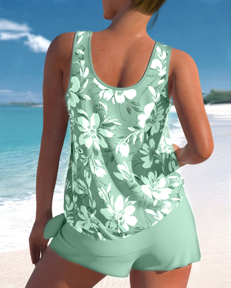 Dashiell Women's Tankini – Cozy 2-Piece Swimsuit with Padded Cups & Flattering Fit