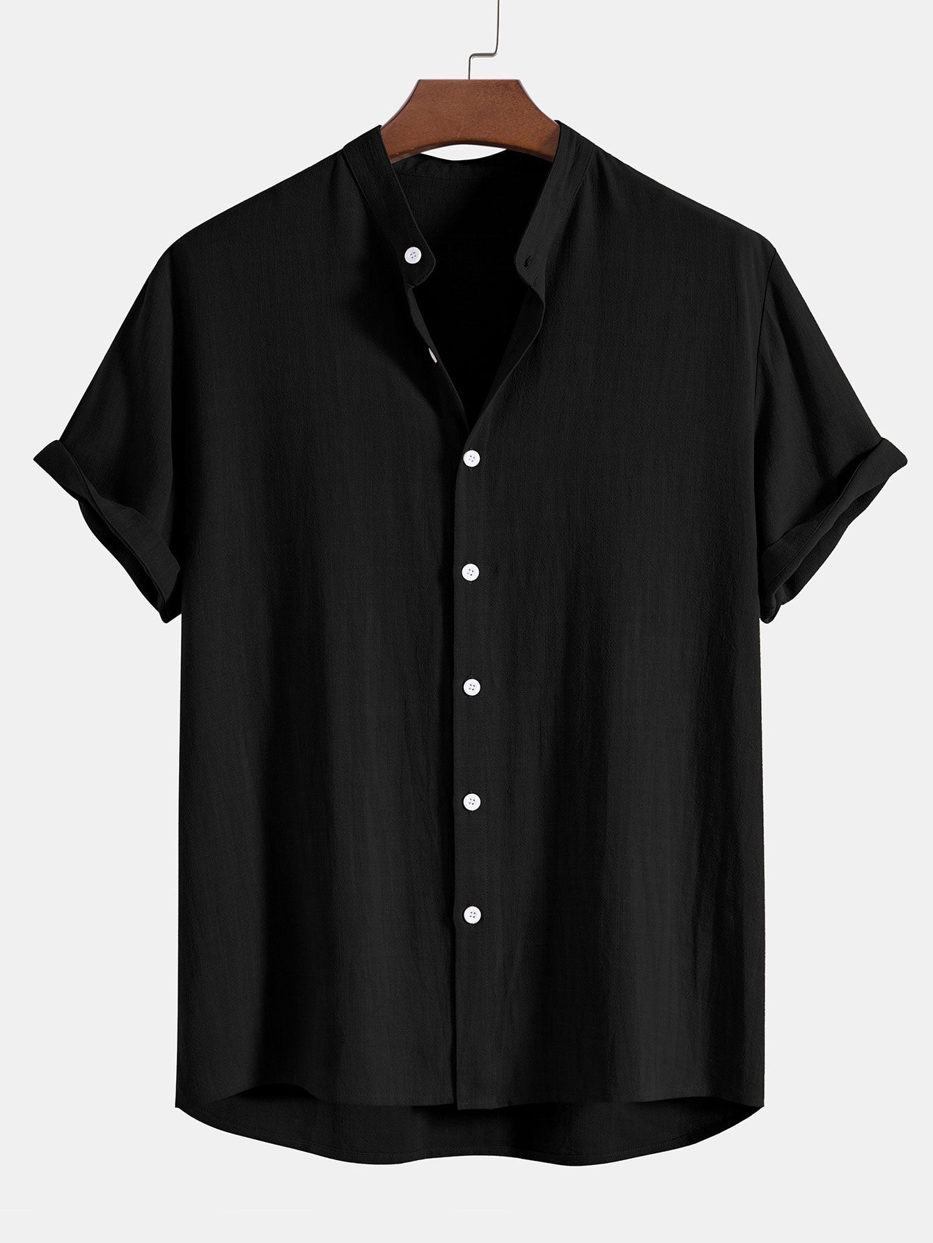 Thorne Men's Summer Two-Piece Set – Breathable Linen-Feel Style with Short-Sleeve Design & Easy-Fit Trousers