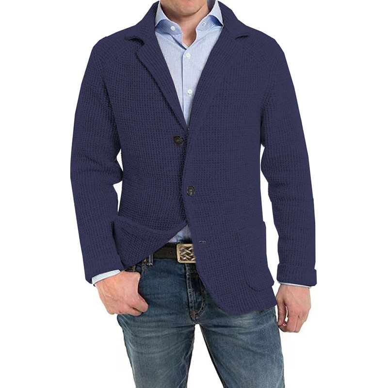 Harlow Men's Cardigan – Soft-Knit Comfort, Classic Fit & Refined Button-Up Style