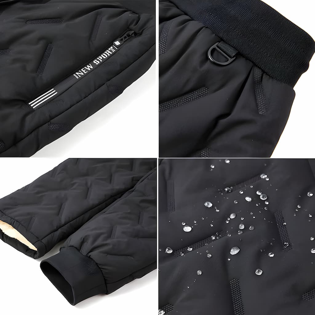 Nadette Women's Thermal Pants – Waterproof Winter Joggers with Gentle Fleece Lining & Handy Pockets