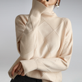 Maddox Women's Sweater – Refined Cashmere Turtleneck, Gentle & Cozy for Winter Comfort