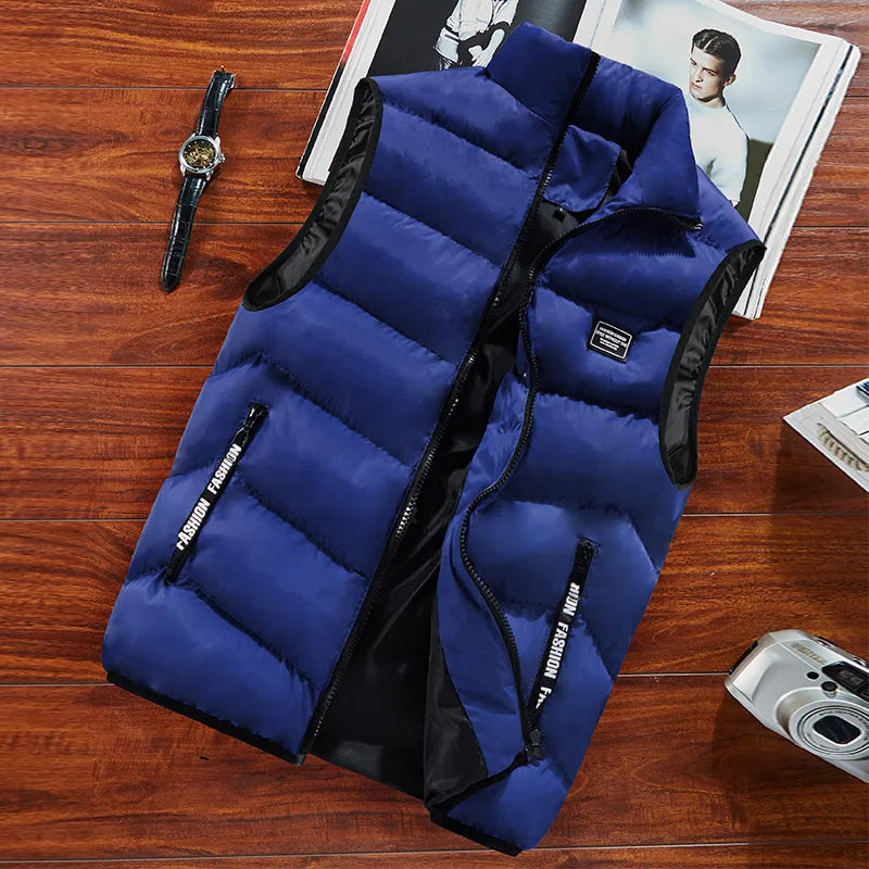 Giada Men's Quilted Vest – Sleeveless Design, Thermal Warmth & Zip-Up Closure