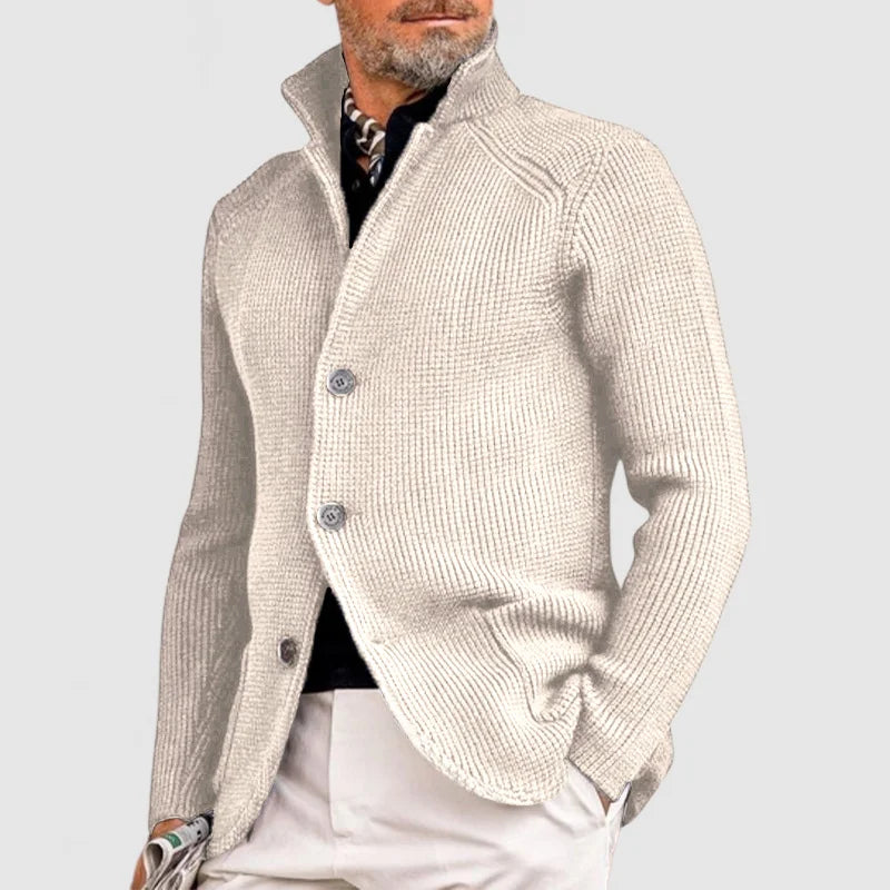 Orson Men's Cardigan – Refined Gentle Wool Cardigan with a Insulating, Timeless Style