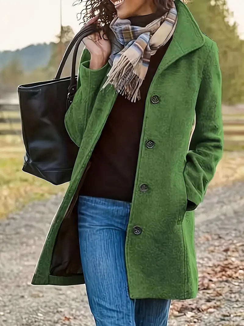 Zaria Women's Coat – Sophisticated Winter Coat with a Cozy Lining & Feminine Silhouette