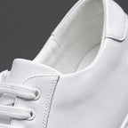 Sable Men's Leather Sneakers – Sleek Genuine Leather Sneakers with a Cushioned Sole and Timeless Design