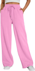Dorian Women's Wide-Leg Sweatpants – High-Rise Waist, Drawstring & Handy Pockets
