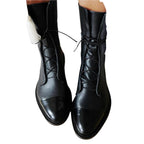 Quinn Women's Boots – Refined Heeled Lace-Up Boots in Premium Leather