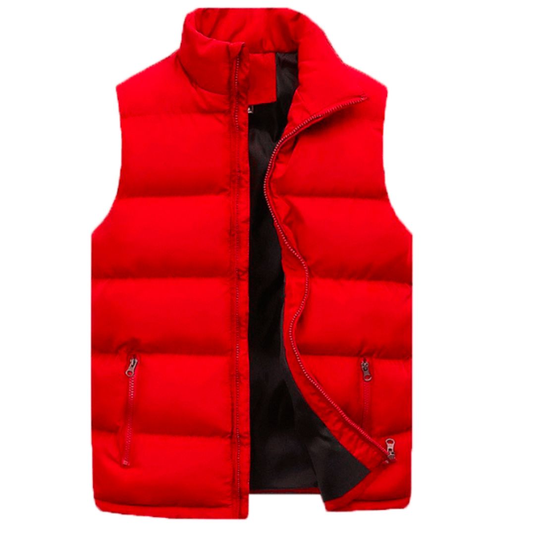 Percival Men's Vest – Lightweight, Waterproof Sleeveless Puffer with High Zip Collar