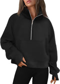 Fitzgerald Women's Fleece-Lined Hoodie – Dropped-Shoulder Design, Thumb Holes & Front Pouch Pocket
