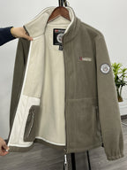 Yolanda Men's Outdoor Fleece Jacket – Plush, Lightweight Warmth with a Protective Collar