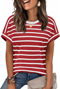 Blythe Women's Crewneck Top – Cap Sleeves, Comfortable Fit & Flexible Fabric