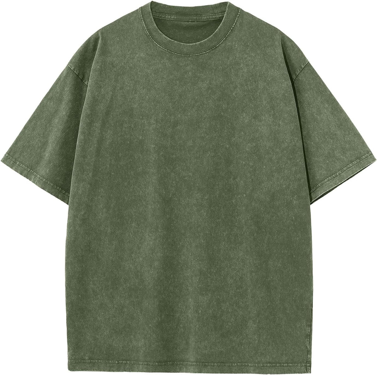 Garrick Men's Vintage Cotton T-Shirt – Roomy Fit, Mineral Wash & Heavyweight Fabric