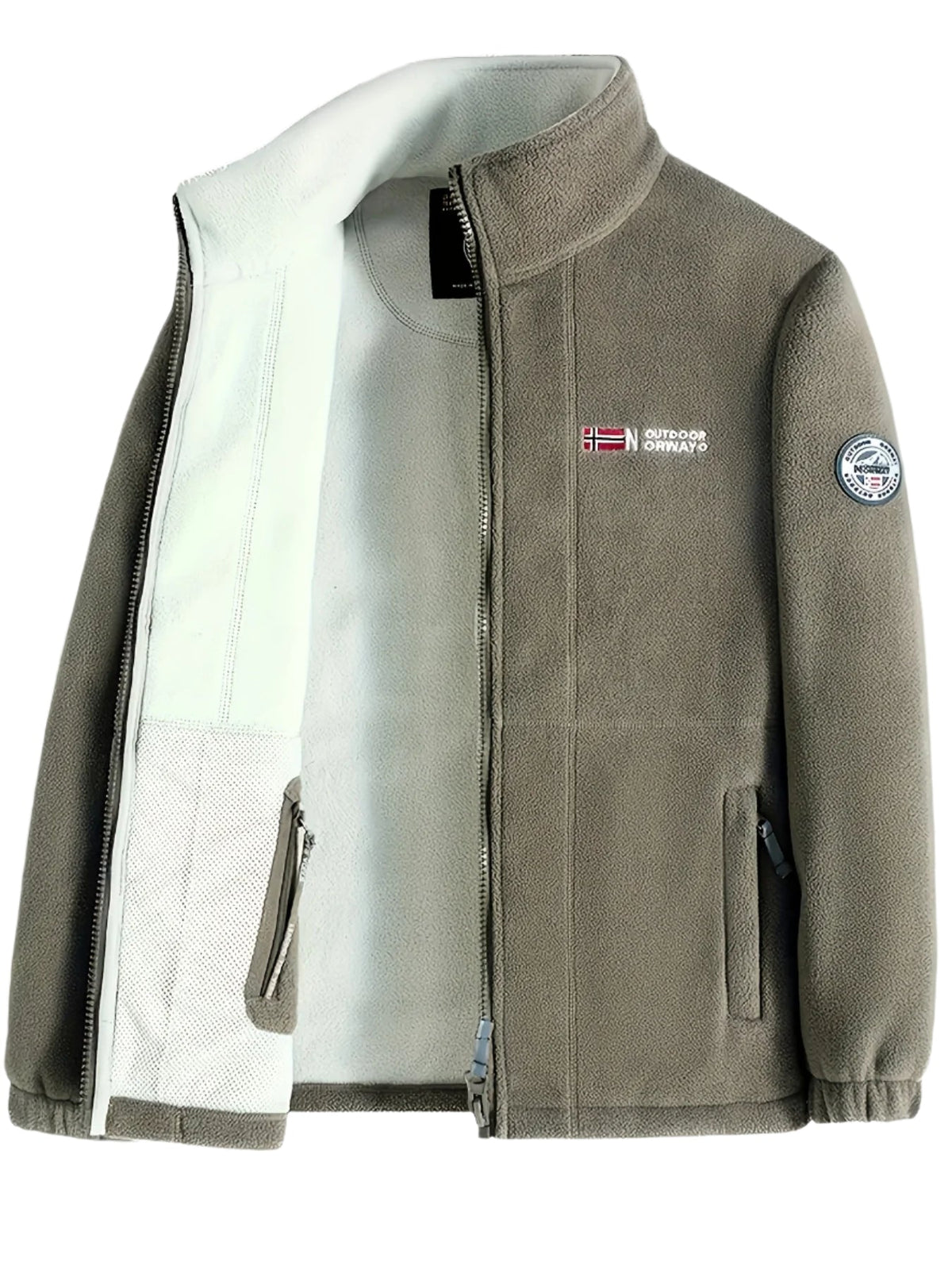 Yolanda Men's Outdoor Fleece Jacket – Plush, Lightweight Warmth with a Protective Collar