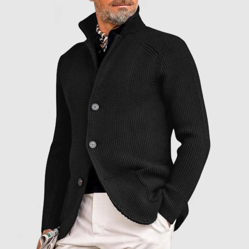 Orson Men's Cardigan – Refined Gentle Wool Cardigan with a Insulating, Timeless Style