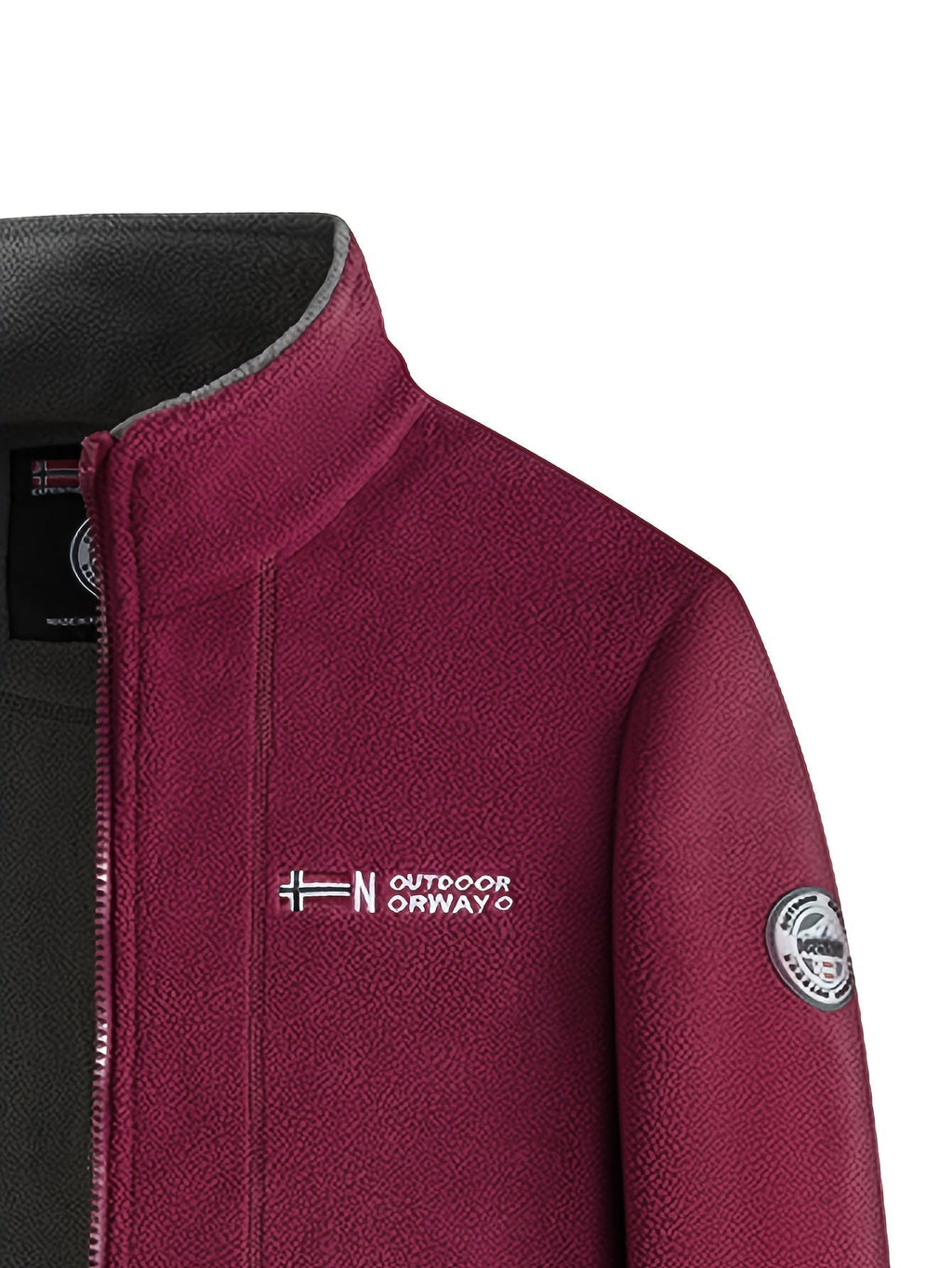 Yolanda Men's Outdoor Fleece Jacket – Plush, Lightweight Warmth with a Protective Collar