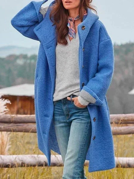 Tobias Women's Gentle Wool Coat – Stylish, Insulating & Versatile for Winter