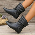 Cormac Women's Leather Boots – Genuine Leather with Non-Slip Sole & Sleek Silhouette
