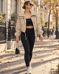 Bituin Utility Cropped Jacket, Lightweight – Oversized Zip-Up Anorak