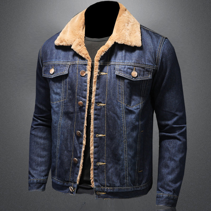 Zane Men's Denim Jacket – Insulating Lined Jean Jacket with Classic Modern Style
