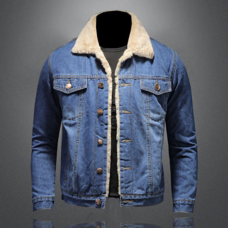 Zane Men's Denim Jacket – Insulating Lined Jean Jacket with Classic Modern Style