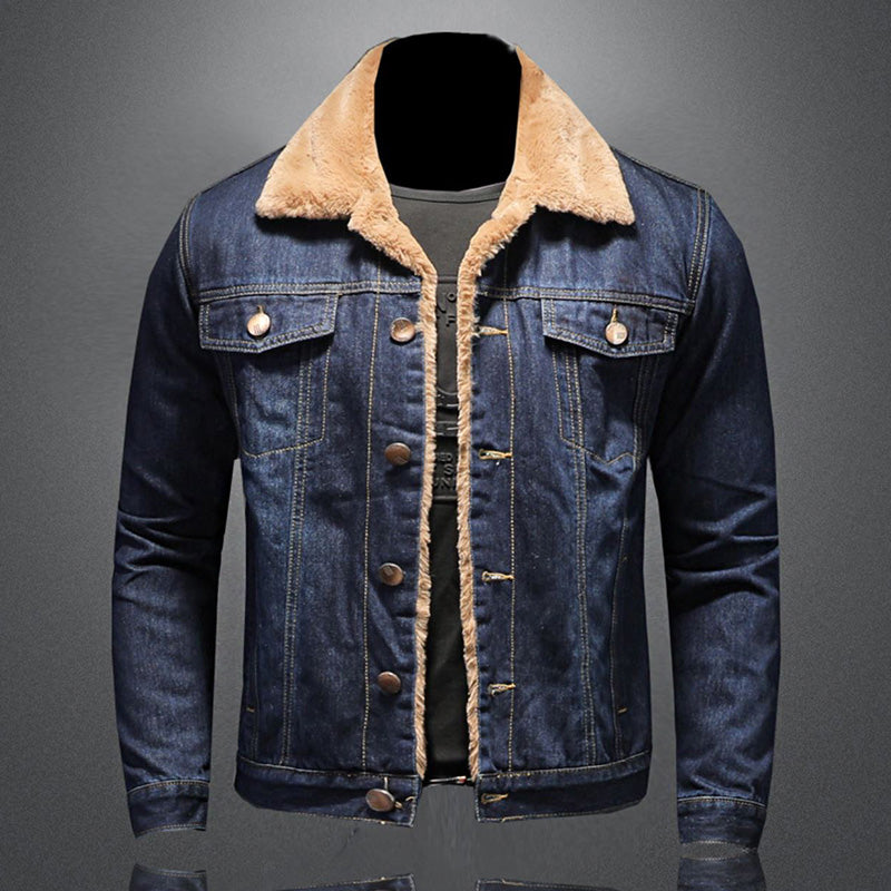 Zane Men's Denim Jacket – Insulating Lined Jean Jacket with Classic Modern Style