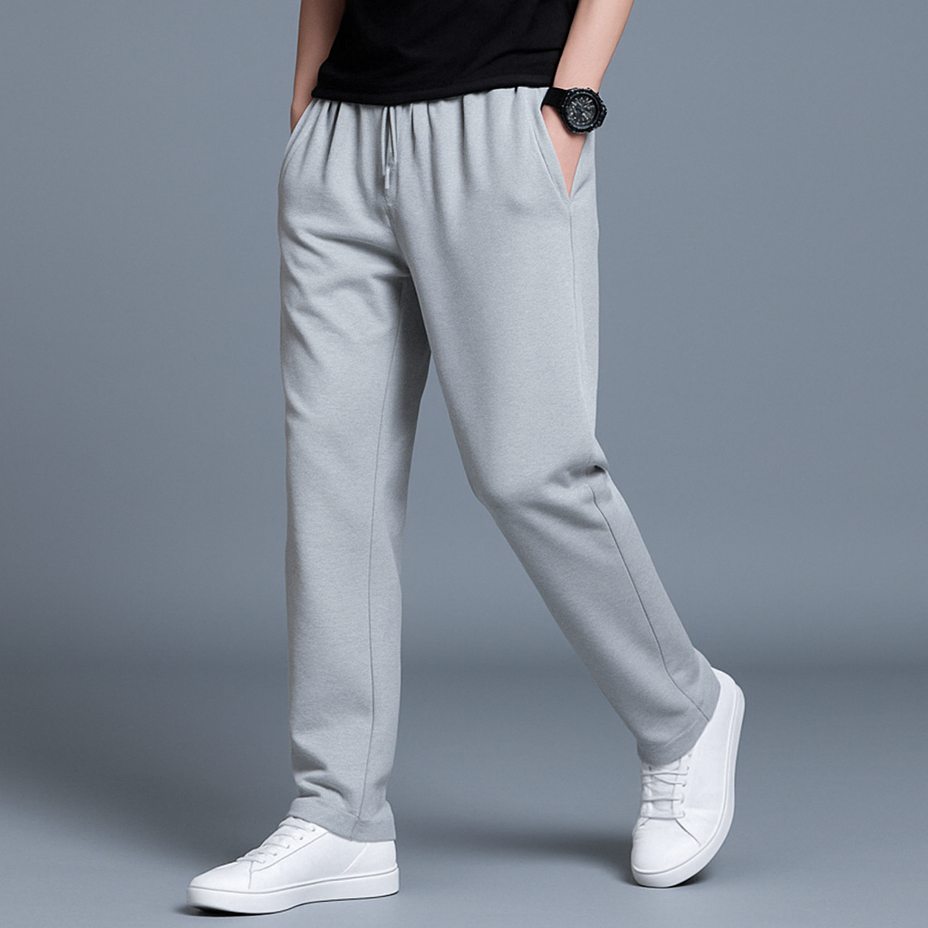 Winslet Men's Sweatpants – Premium Cotton with Adjustable Waistband, Contemporary Fit & Breathable Comfort