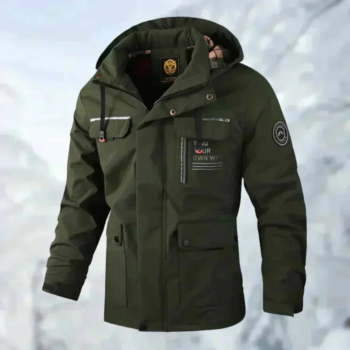 Xanthe Men's Jacket – Cozy Waterproof & Windbreaker Jacket for Fall/Winter