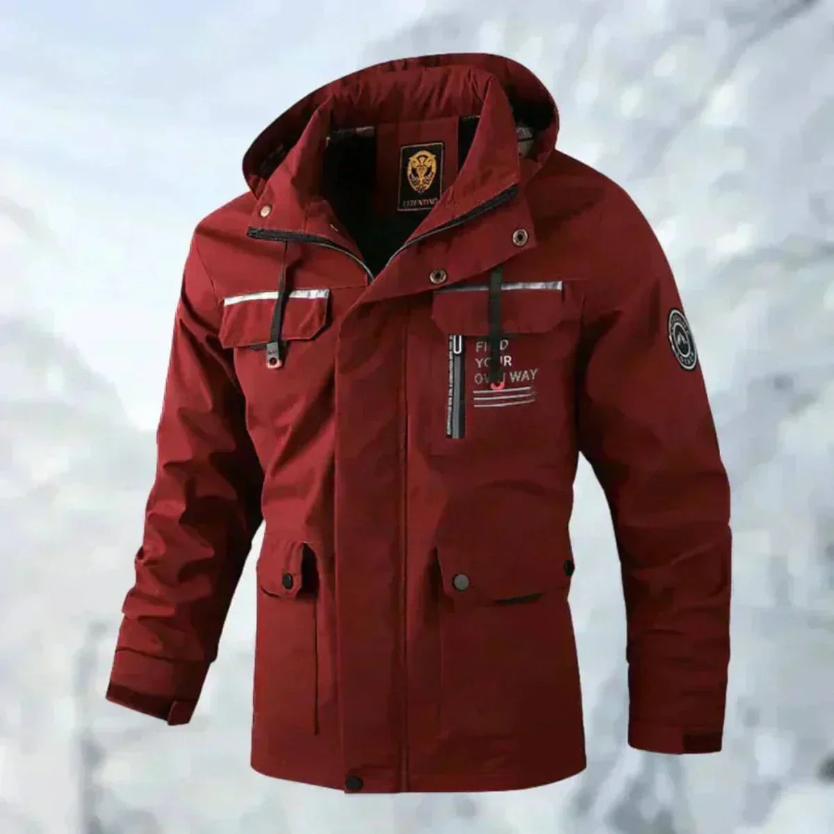 Xanthe Men's Jacket – Cozy Waterproof & Windbreaker Jacket for Fall/Winter