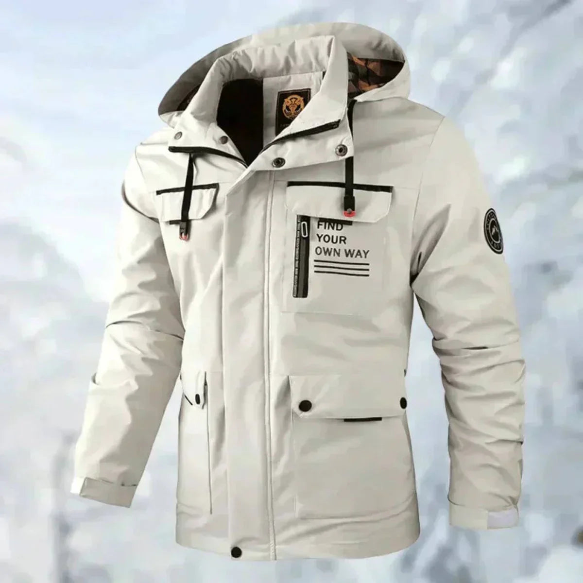 Xanthe Men's Jacket – Cozy Waterproof & Windbreaker Jacket for Fall/Winter