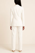 Jareth Women's Ensemble – Refined Satin Pantsuit with a Comfortable Fit & Modern Style