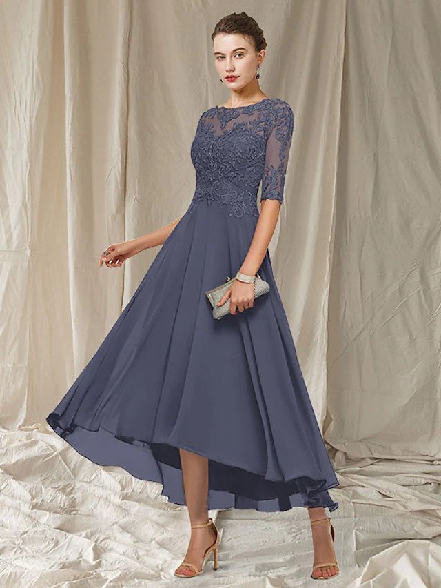 Holt Women's Evening Gown – Refined Long Lace Dress with Flattering Fit for Festive Occasions