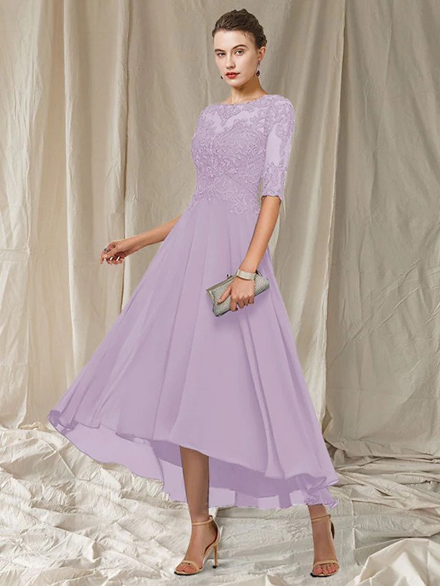 Holt Women's Evening Gown – Refined Long Lace Dress with Flattering Fit for Festive Occasions